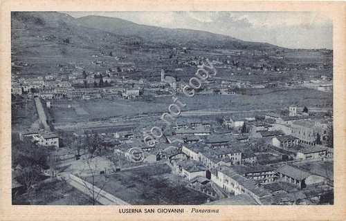 Cartolina - Luserna San Giovanni Panorama anni '20 NVG