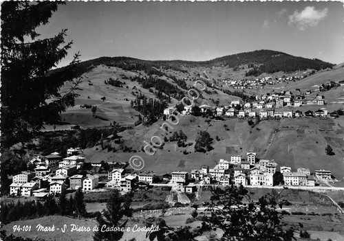 Cartolina - Marè San Pietro di Cadore e Costalta panorama …