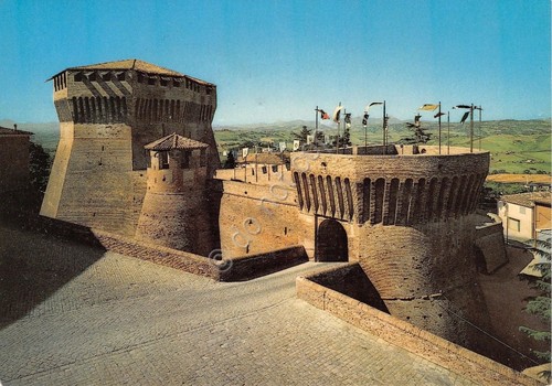 Cartolina - Mondavio - La Rocca - Timbro filatelico - …