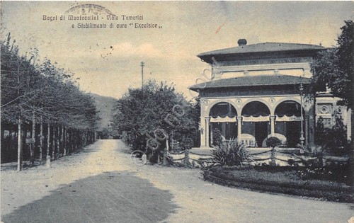 Cartolina - Montecatini - Viale Tamerici - Stabilimento Excelsior - …