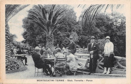 Cartolina - Montecatini Terme - Stabilimento Torretta - Parco - …