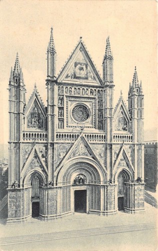 Cartolina - Orvieto - Cattedrale - Orfanatrofi Femminili Don Daste …