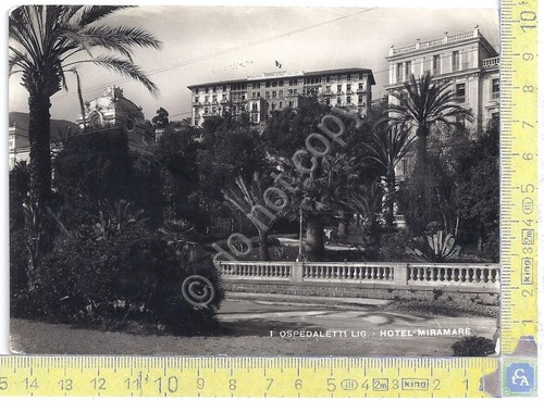 Cartolina - Ospedaletti - Hotel Miramare - VG - 1950