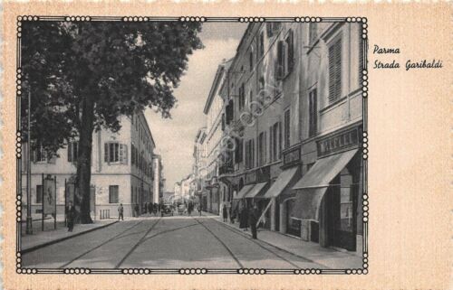 Cartolina - Parma - Strada Garibaldi - animata - NVG