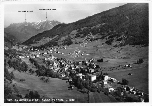 Cartolina - Passo Aprica panorama 1958