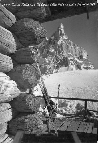 Cartolina - Passo Rolle Cimon della Pala da Baita Segantini …