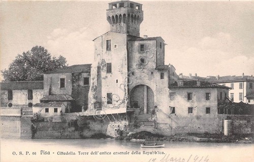 Cartolina - Pisa - Cittadella - 1914