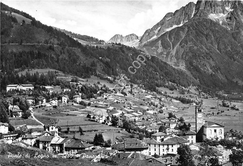 Cartolina - Ponte di Legno panorama 1963