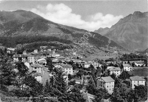 Cartolina - Ponte di Legno panorama anni '50