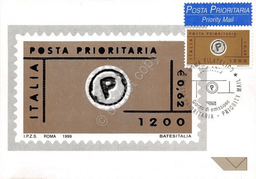 Cartolina - Posta Prioritaria - FDC - Timbro filatelico - …