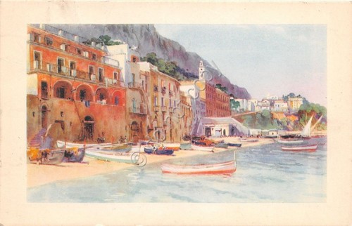 Cartolina - Postacard - Illustrata - Capri - Marina Grande …