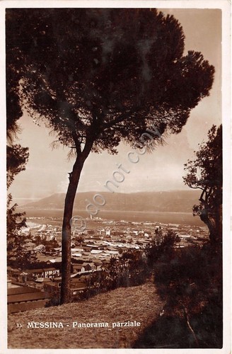 Cartolina - Postacard - Messina - Panorama parziale - NVG
