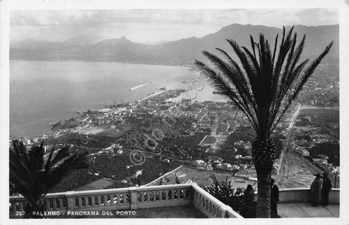Cartolina - Postacard - Palermo - Panorama del porto - …