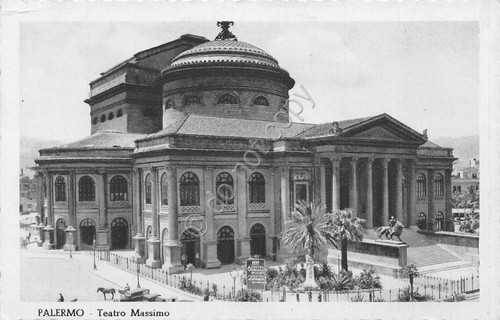 Cartolina - Postacard - Palermo - Teatro Massimo - anni …