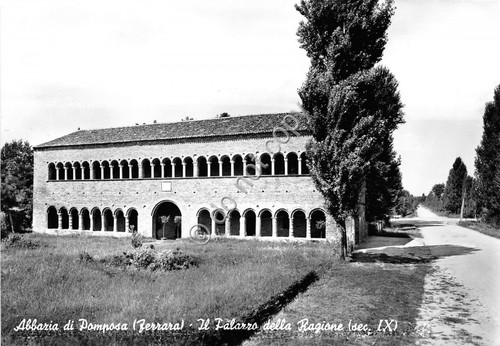 Cartolina - Postcard - Abbazia di Pomposa - Palazzo della …