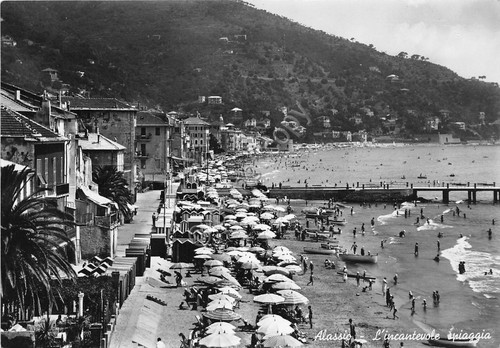 Cartolina - Postcard - Alassio - Spiaggia - NVG