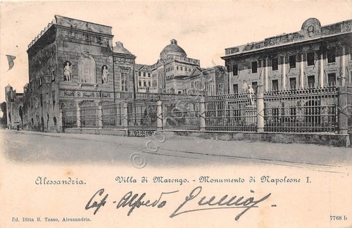 Cartolina - Postcard - Alessandria - Villa di Marengo - …