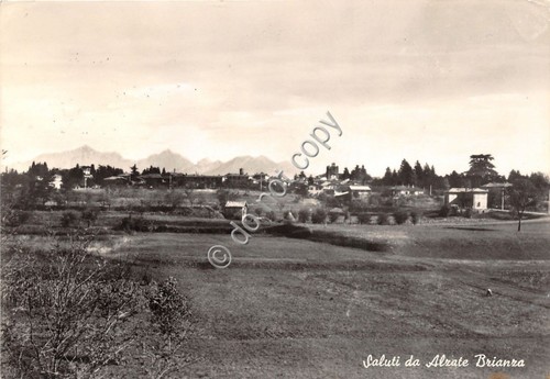Cartolina - Postcard - Alzate Brianza - Panorama - 1968