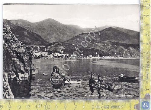 Cartolina - Postcard - Arenzano - Panorama dal mare - …