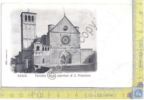 Cartolina - Postcard - Assisi - Facciata Chiesa S. Francesco …