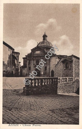 Cartolina - Postcard - Assisi Chiesa Nuova (Perugia)