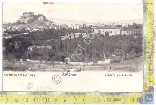 Cartolina - Postcard - Athens - Acropis & Zappion