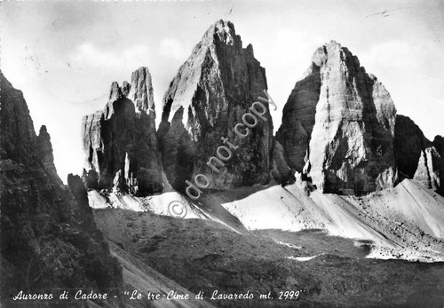Cartolina - Postcard - Auronzo di Cadore - Cime di …