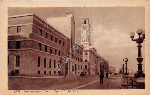 Cartolina - Postcard - Bari - Lungomare - Palazzo Opere …