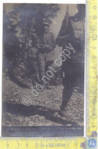 Cartolina - Postcard - Battisti e Filzi - Arresto sul …