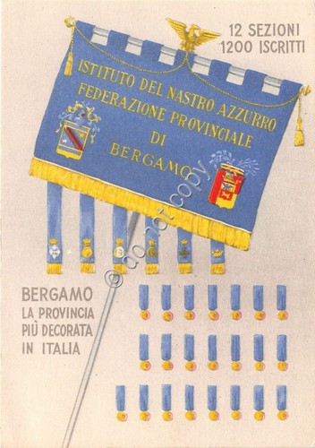 Cartolina - Postcard - Bergamo - Istituto del Nastro Azzurro …