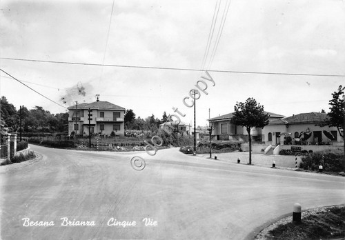 Cartolina - Postcard - Besana Brianza - Cinque Vie - …