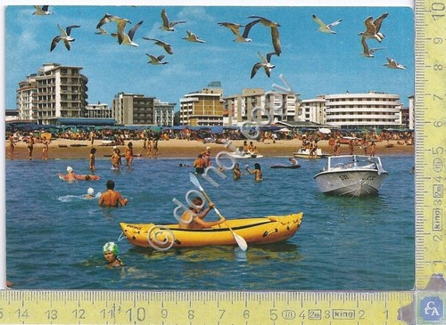 Cartolina - Postcard - Bibione - Spiaggia - anni '70