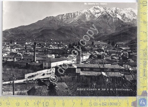 Cartolina - Postcard - Boves - Panorama - 1958