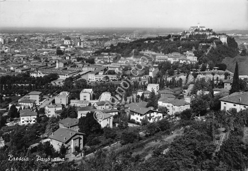 Cartolina - Postcard - Brescia - Panorama - 1965