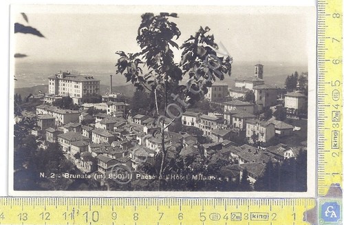 Cartolina - Postcard - Brunate - Panorama Hotel Milano