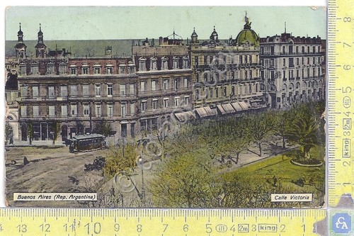 Cartolina - Postcard - Buenos Ayres - Calle Victoria - …