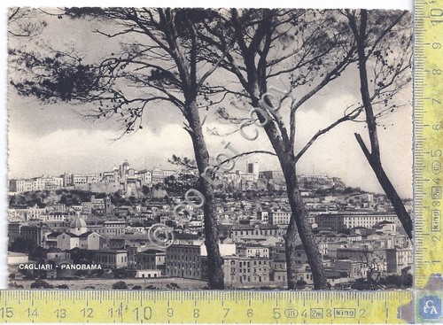Cartolina - Postcard - Cagliari - Panorama - anni '50