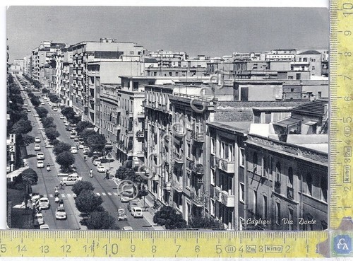 Cartolina - Postcard - Cagliari - Via Dante - 1964