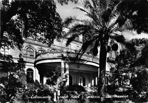 Cartolina - Postcard - Caltanissetta - Grand Hotel - anni …