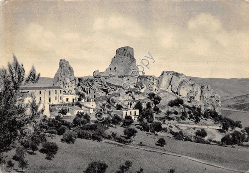 Cartolina - Postcard - Caltanissetta - Ruderi Castello Pietrarossa - …