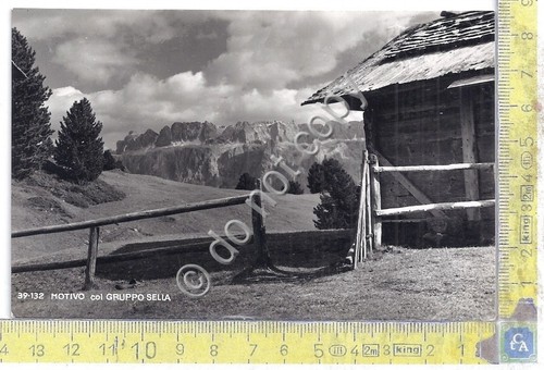 Cartolina - Postcard - Canazei - Motivo col Gruppo Sella …