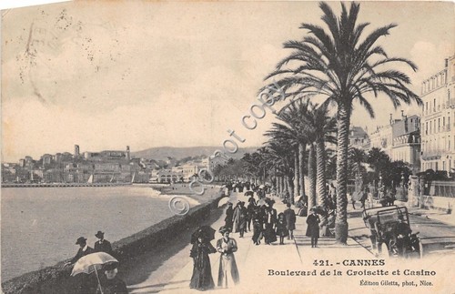 Cartolina - Postcard - Cannes - Boulvard de la Croisette …