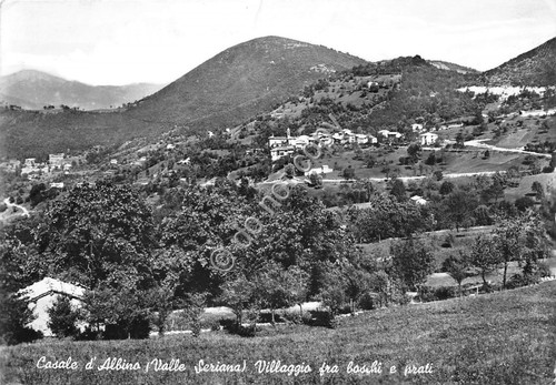 Cartolina - Postcard - Casale d'Albino - Villaggio - 1965