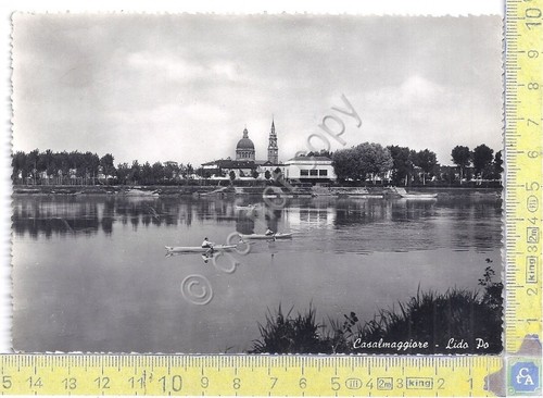 Cartolina - Postcard - Casalmaggiore - Lido Po - 1954