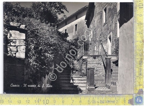Cartolina - Postcard - Cascia - Il roseto di S. …