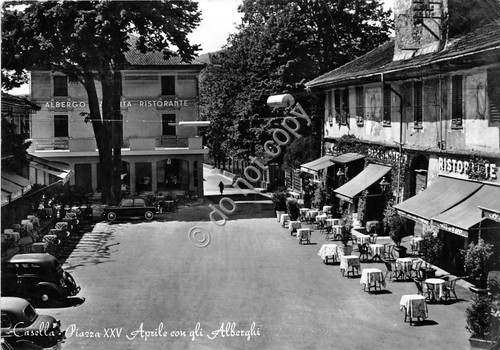 Cartolina - Postcard - Casella - Piazza XXV Aprile - …