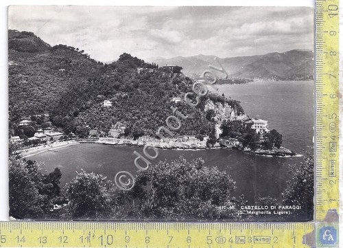 Cartolina - Postcard - Castello di Paraggi -1954