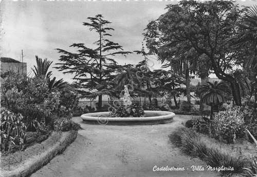 Cartolina - Postcard - Castelvetrano - Villa Margherita - 1956 …