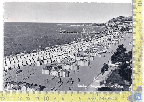 Cartolina - Postcard - Cattolica - Spiaggia - veduta di …