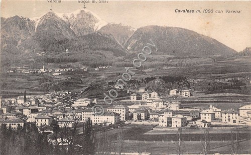 Cartolina - Postcard - Cavalese - Varena - Panorama - …